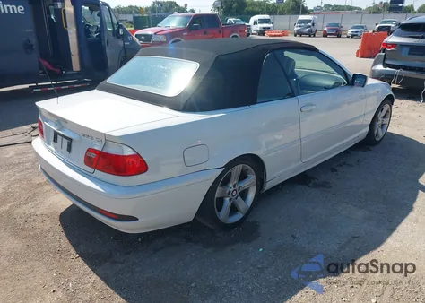 2006 BMW 325Ci из США, поврежденный, VIN WBABW33416PX87884